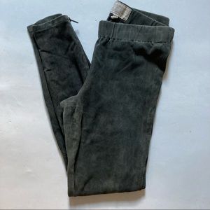 Current Elliott Lamb Leather Pull Up Legging